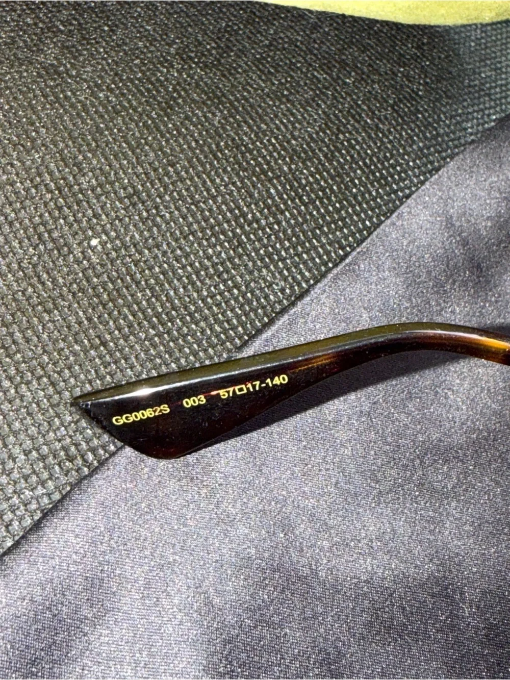 Gucci Green and Red Aviator Sunglasses for Women